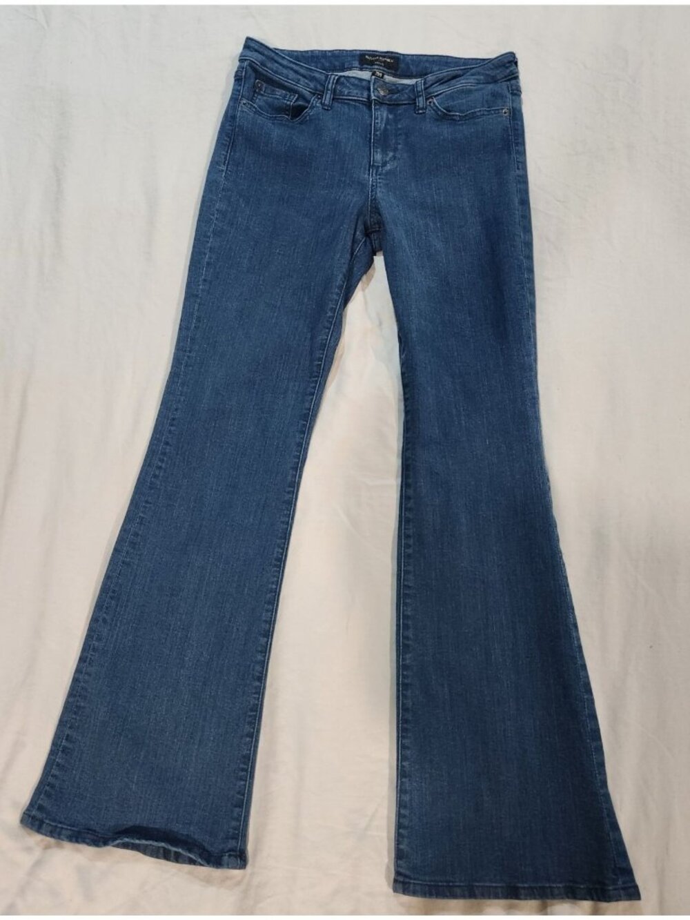 Banana Republic Womens Wide Leg Dark Blue Denim Jeans Size 29/8 Classic Fit